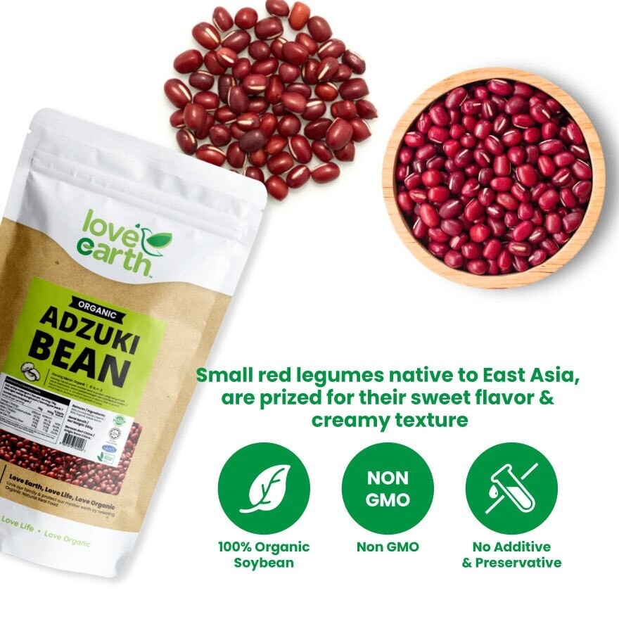 Organic Adzuki Bean 550g