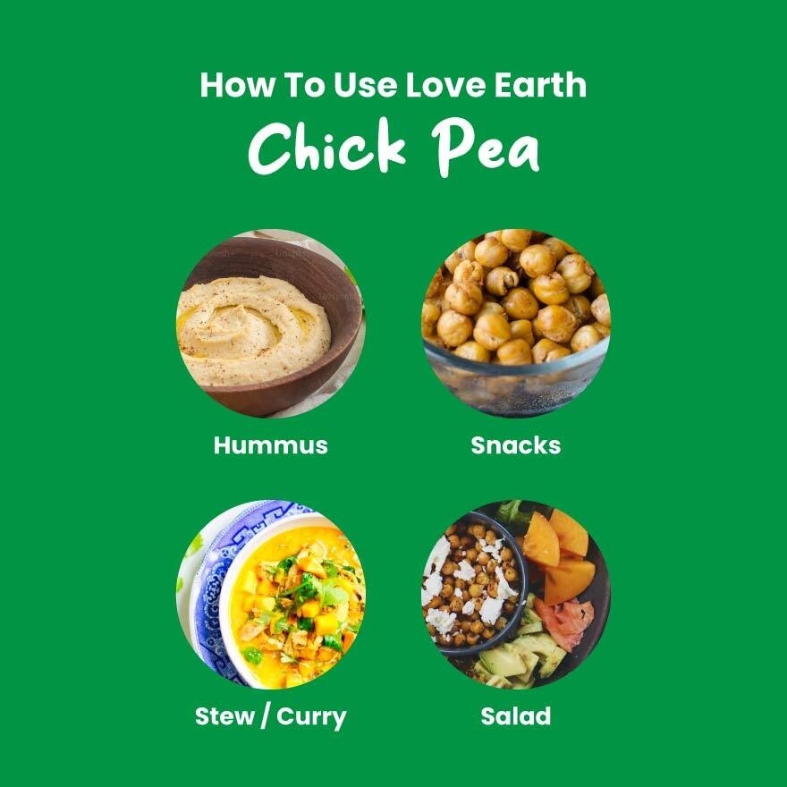 Organic Chickpea 550g