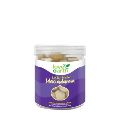 LOVE EARTH Lightly Roasted Macadamia 150g