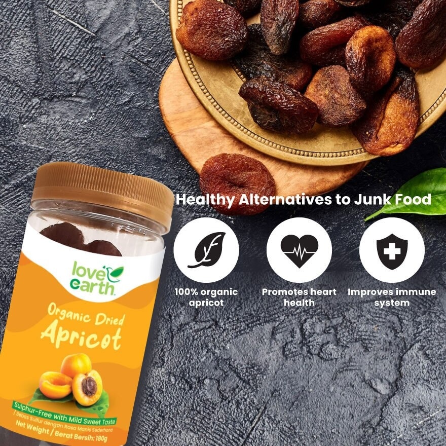 Organicanic Dried Apricot Bundle 180g x 2