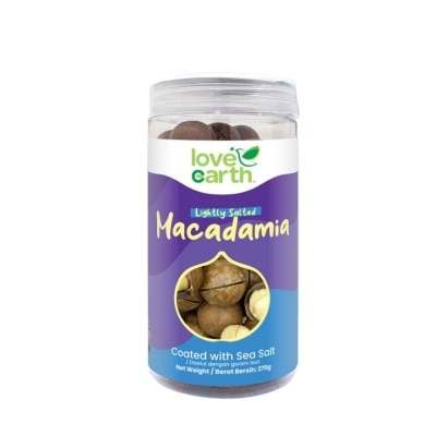 LOVE EARTH Lightly Salted Macadamia 270g