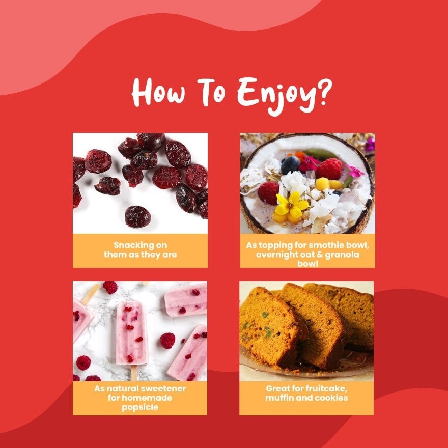 Organic Dried Cranberry 160g