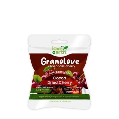 LOVE EARTH Choc Chery Granolove 35g