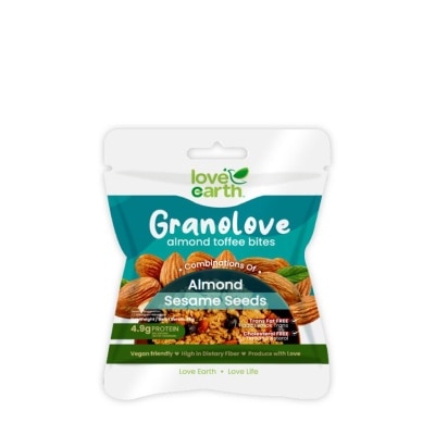 LOVE EARTH Almond Toffee Granolove 35g