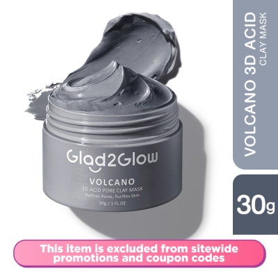 GLAD2GLOW Volcano 3D Acid Pore Clay Mask 30g