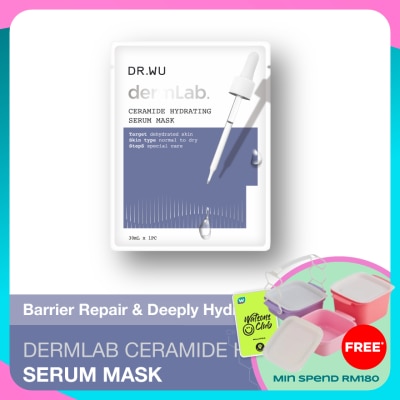 DR. WU DermLab Ceramide Hydrating Serum Mask 1s