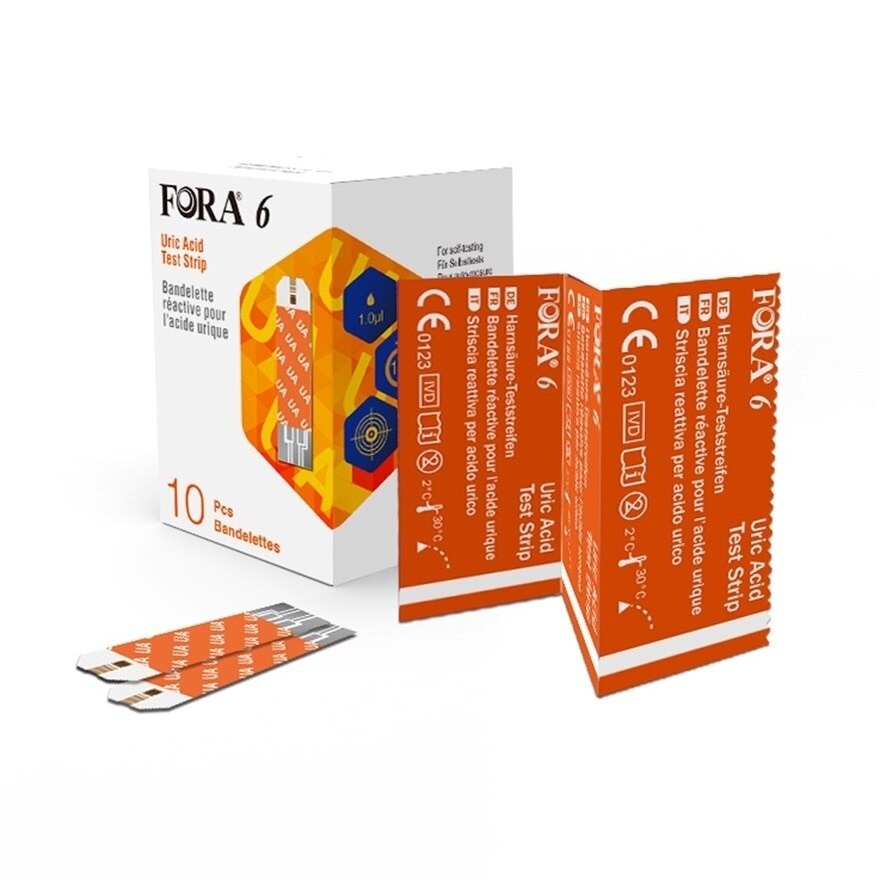 Uric Acid Test Strips 10s