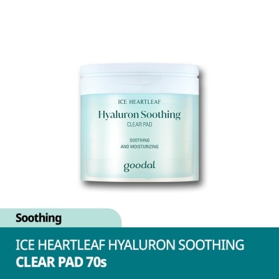 GOODAL Ice Heartleaf Hyaluron Soothing Clear Pad 70s