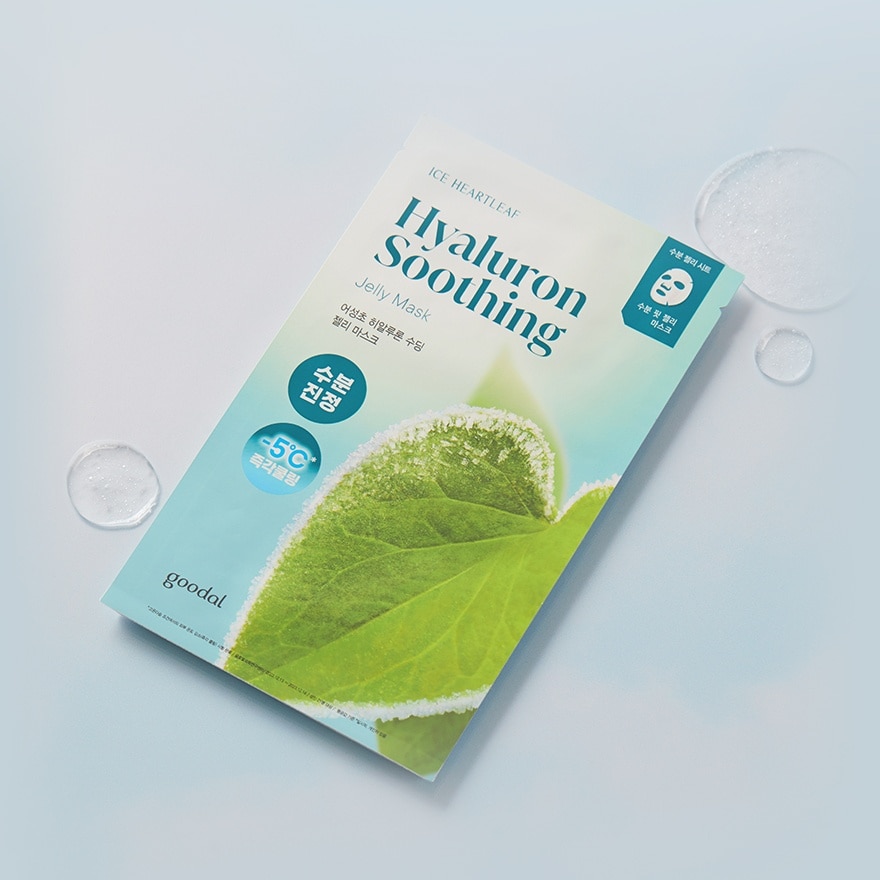 Ice Heartleaf Hyaluron Soothing Jelly Mask 1s