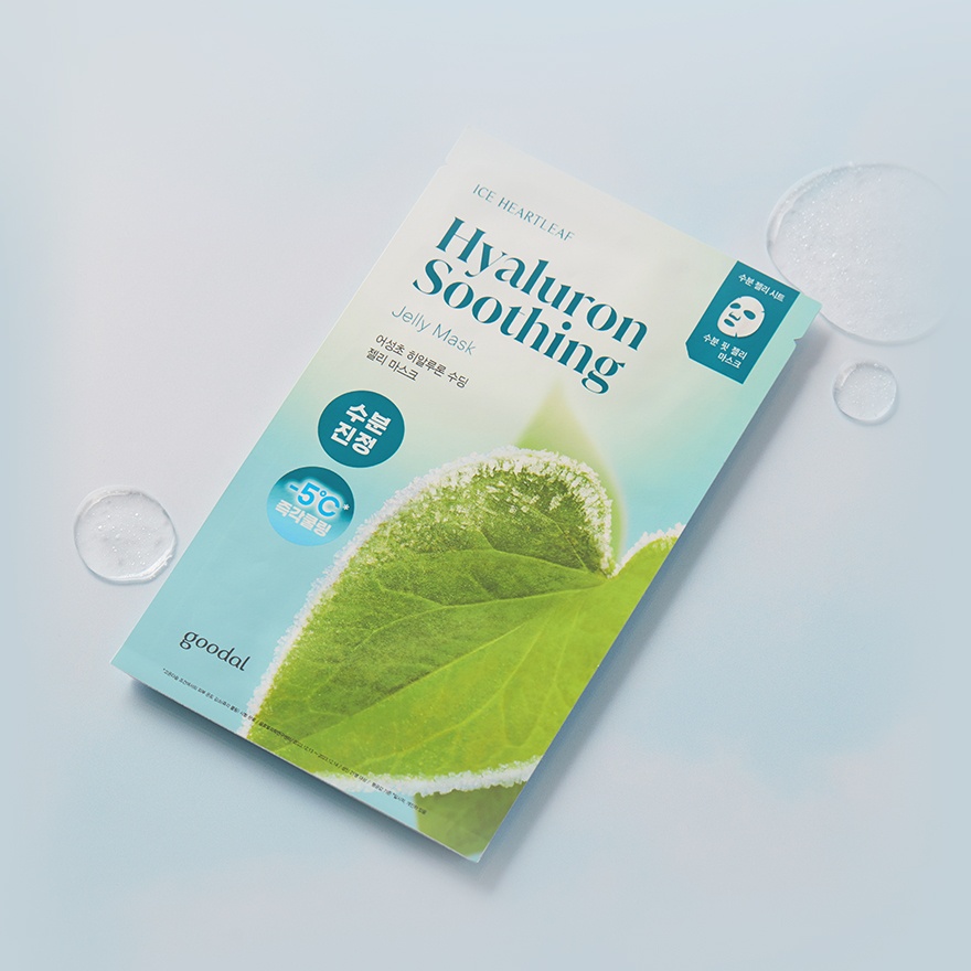 Ice Heartleaf Hyaluron Soothing Jelly Mask 1s