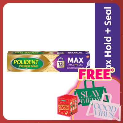 POLIDENT Max Hold & Seal Adhesive Cream 70g
