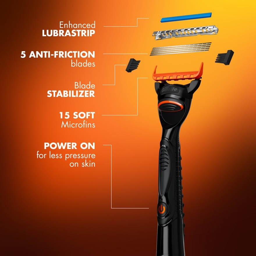 Fusion 5 Power Razor 1 Up