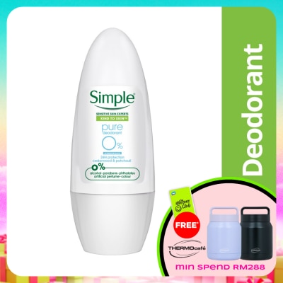 SIMPLE - Pure 0% Aluminium Salts Roll-On 45ml