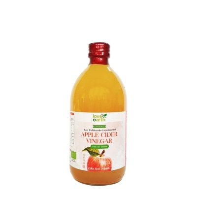 LOVE EARTH - Organic Apple Cider Vinegar 500g