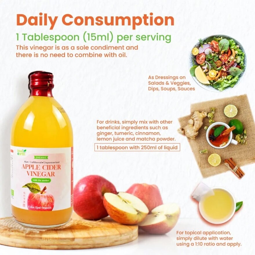 Organic Apple Cider Vinegar 500g