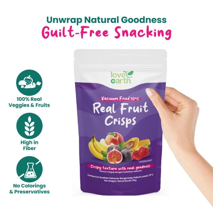 Real Fruit Crisps 85g
