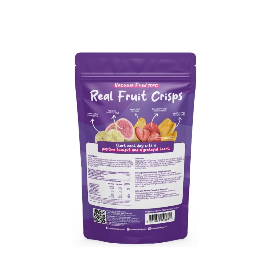Real Fruit Crisps 85g