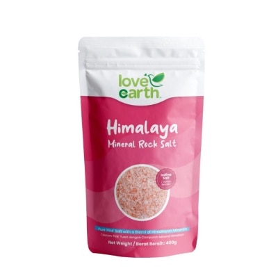 LOVE EARTH Himalaya Mineral Rock Salt 400g