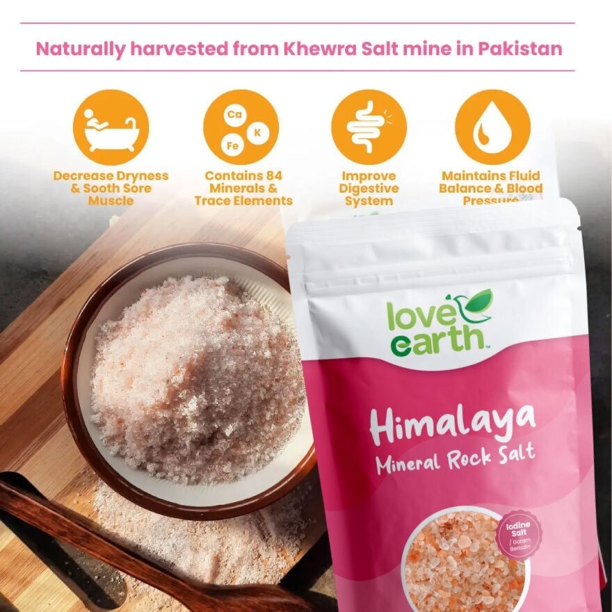 Himalaya Mineral Coarse Rock Salt 400g