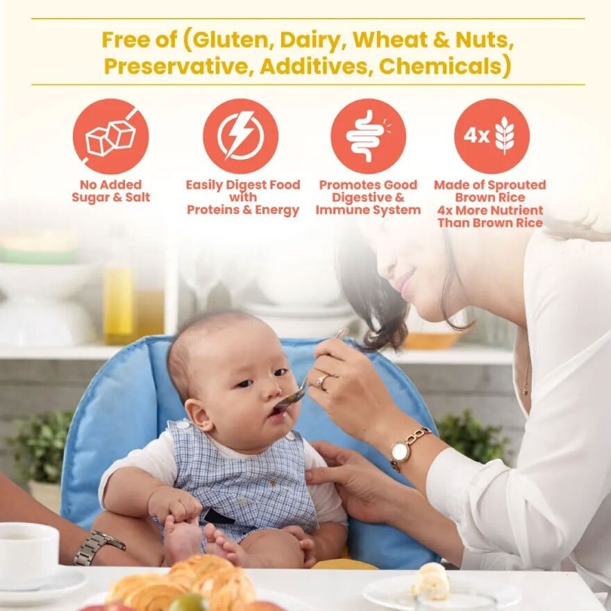 Organic Brown Rice Baby Meal Carrot 120g