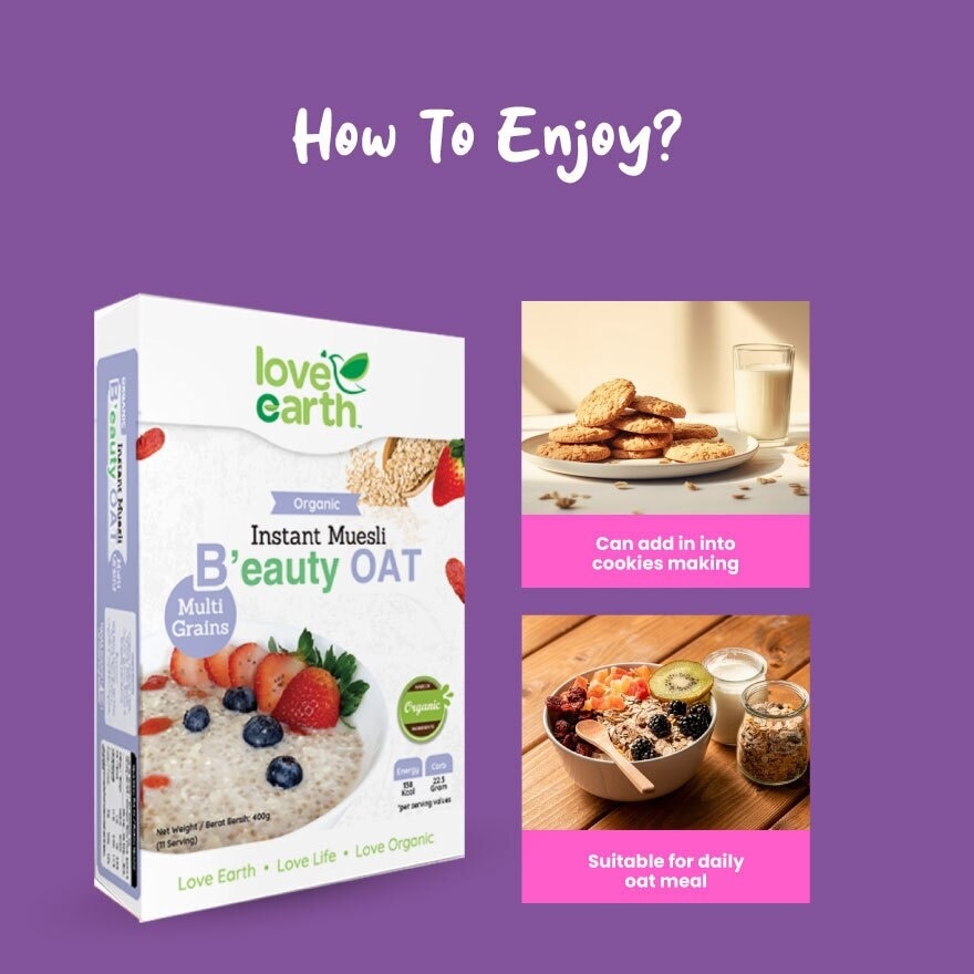 Organic B'Eauty Oat Bundle 400g x 2