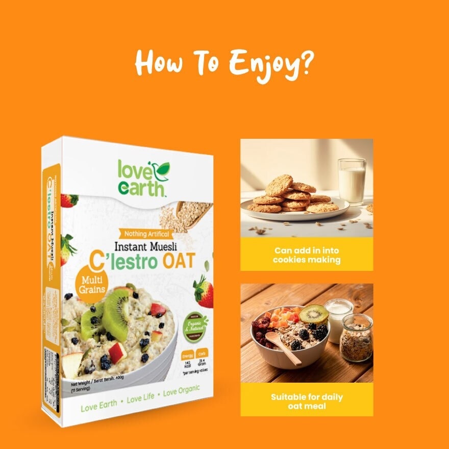 Organic C'Lestro Oat Bundle 400g x 2