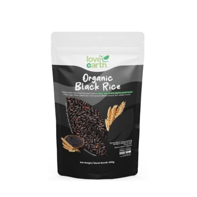 LOVE EARTH Organic Black Wild Rice 900g