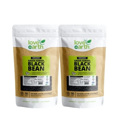 LOVE EARTH Green Kernel Black Bean Bundle 500g x 2