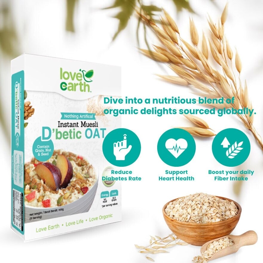 D'Betic Oat Bundle 400g x 2