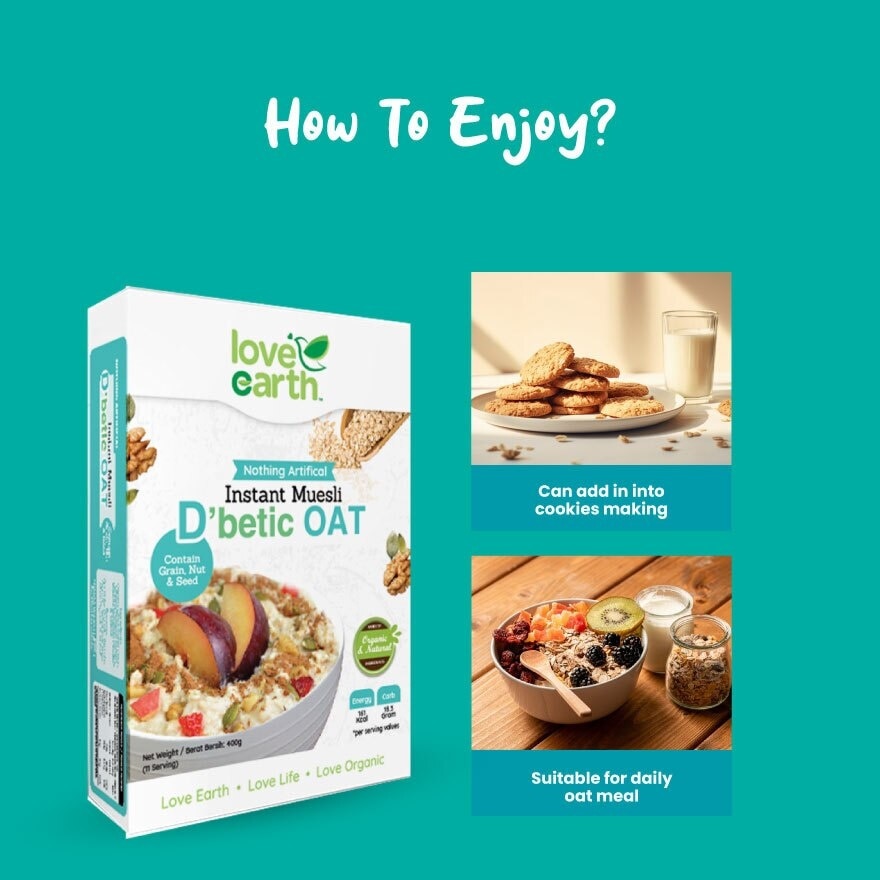D'Betic Oat Bundle 400g x 2