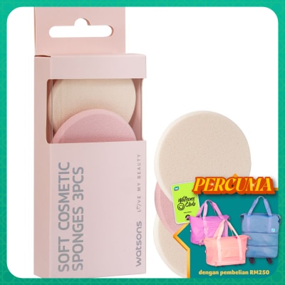 WATSONS Soft Cosmetic Sponges 3s