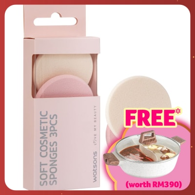 WATSONS Soft Cosmetic Sponges 3s