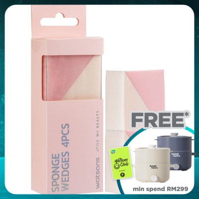 WATSONS Cosmetic Sponge Wedges 4s