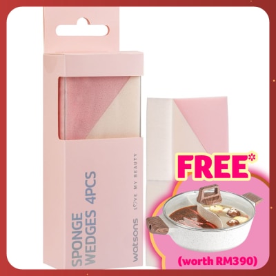 WATSONS Cosmetic Sponge Wedges 4s