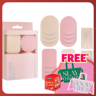 WATSONS Cosmetic Sponge 20s