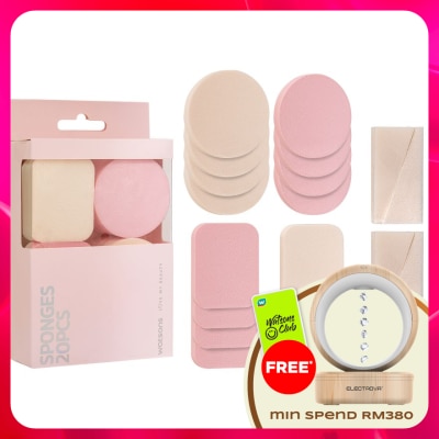 WATSONS - Cosmetic Sponge 20s