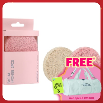 WATSONS Facial Sponge 2s