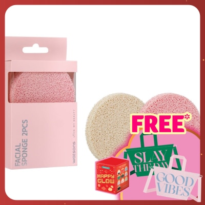 WATSONS Facial Sponge 2s