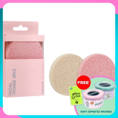 WATSONS Facial Sponge 2s