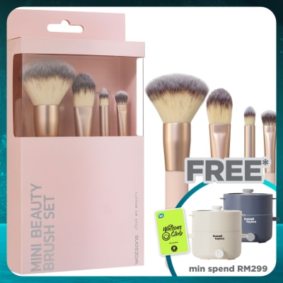 WATSONS Mini Beauty Brush Set 4s