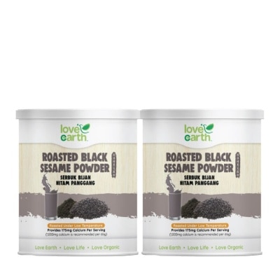 LOVE EARTH Black Sesame Powder Bundle 350g x 2