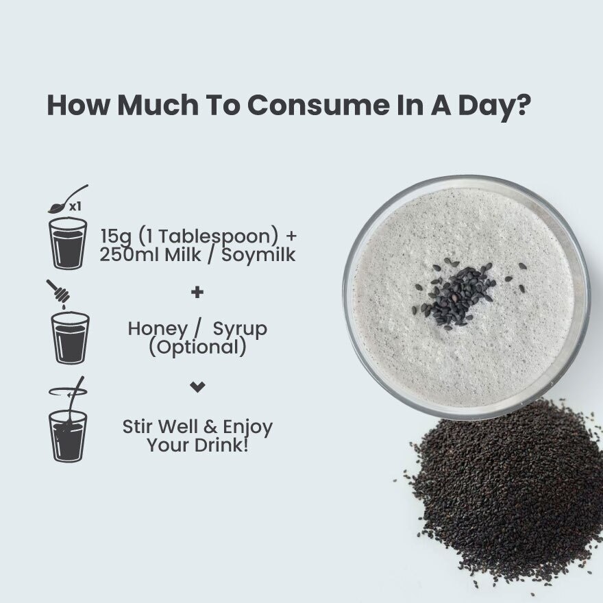 Black Sesame Powder Bundle 350g x 2