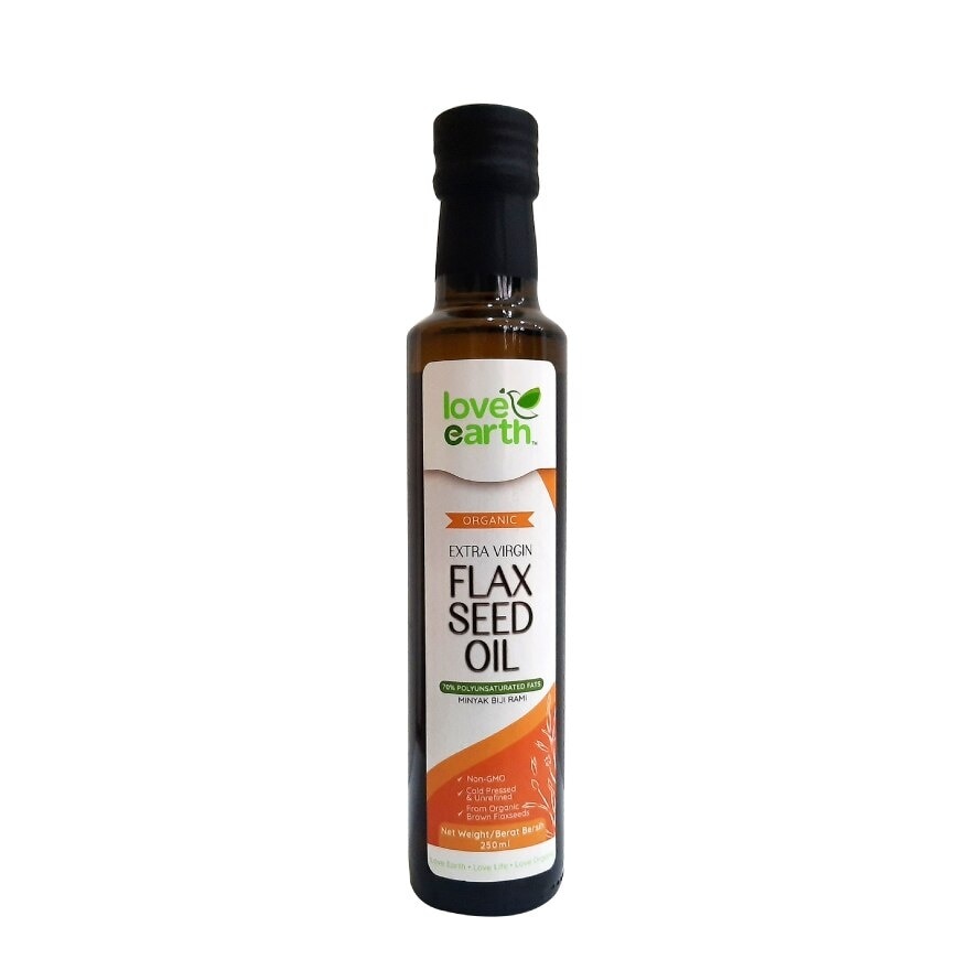 Organic Extra Virgin Flaxseed Oil 250ml