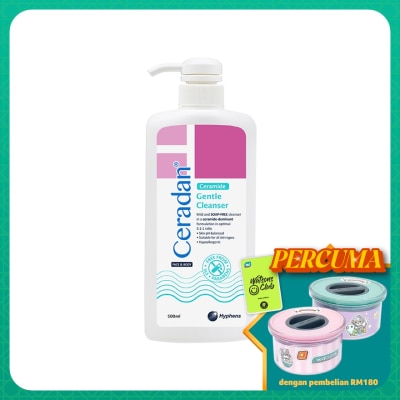 CERADAN Gentle Cleanser For Face & Body 500ml