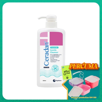 CERADAN - Gentle Cleanser For Face & Body 500ml