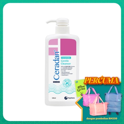 CERADAN Gentle Cleanser For Face & Body 500ml