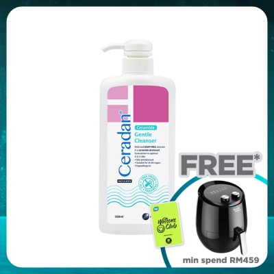 CERADAN Gentle Cleanser For Face & Body 500ml