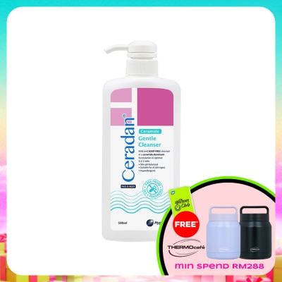 CERADAN - Gentle Cleanser For Face & Body 500ml