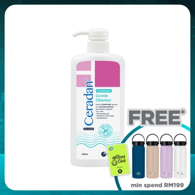 CERADAN Gentle Cleanser For Face & Body 500ml