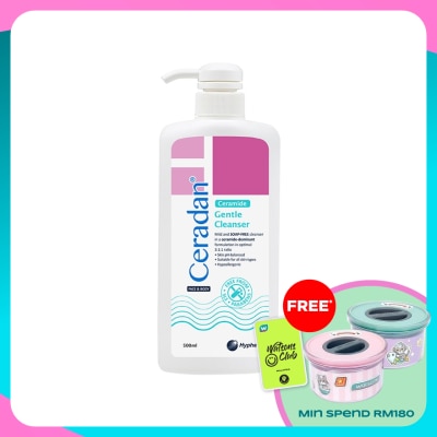 CERADAN Gentle Cleanser For Face & Body 500ml